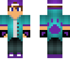 cyan guy hoody