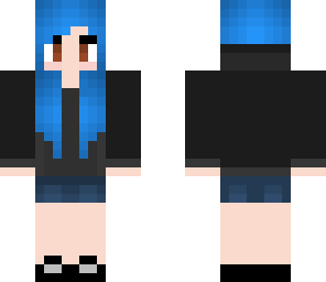 blue hair