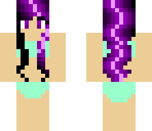 purple bikini girl