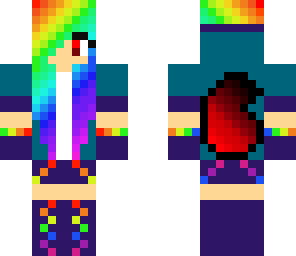 rainbow cat girl 1