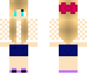 bow hair girl