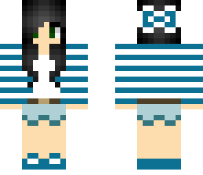 black hair with navy blue