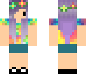 rainbow summer chibi