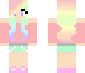 cute rainbow girl