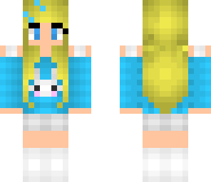 blue bunny girl