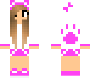 pink wolf girl