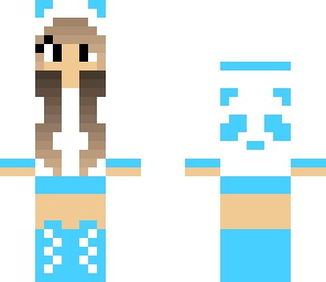 blue panda