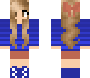 blue girl