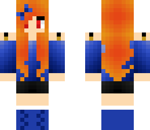 blue girl