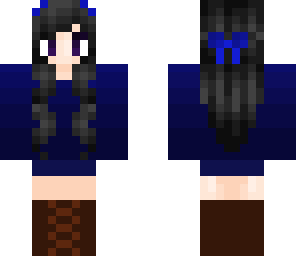 blue gamer gal