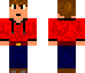 red shirt boy