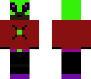 alien with sweatshirt