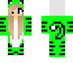 green cat