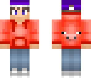 pig boi wiht zhe purpul capp