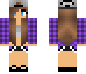  purple flannel tomboy