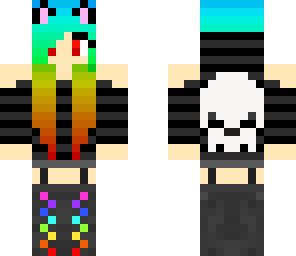 lovely neko goth rainbow girly