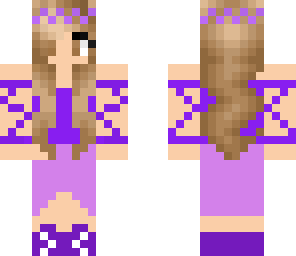 cute purple girl