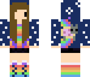 chibi nyan cat girl