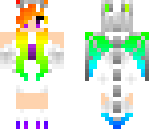 rainbow dragon girl