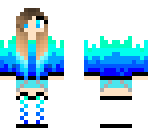 blue girl