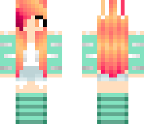 sunset bunny girl edit