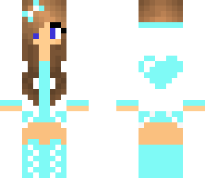 cute blue gmer girl