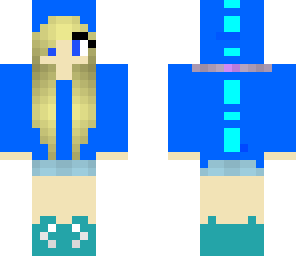 blue dinosaur girl