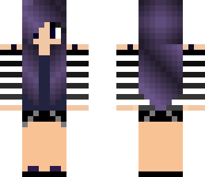 purple - haired girl