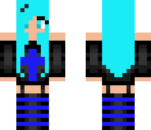blue girl