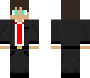 teen in suit