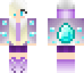 purple diamond girl
