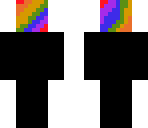 rainbow face