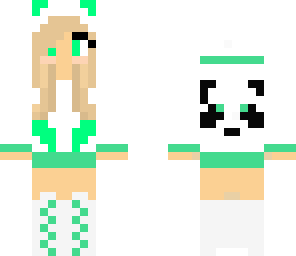 mint panda girl
