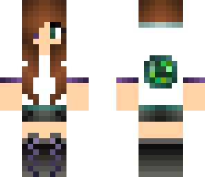 green and purple gamer girl 2