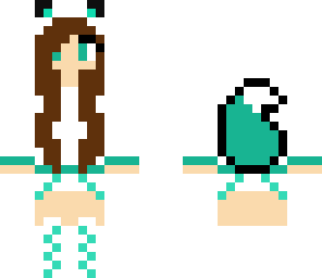 fox girl turquoise