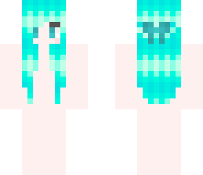 seafoam hair base - anime shading