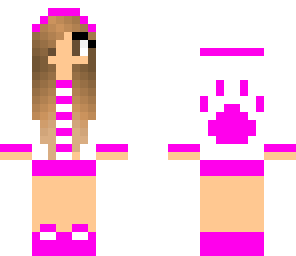 pink wolf girl