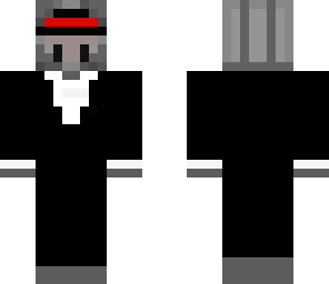 cyclops robot in tuxedo