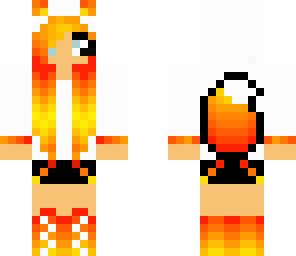fire fox with a microphone girl