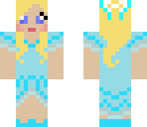 supergirlygamer as blonde and blue