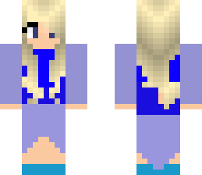 blue girl