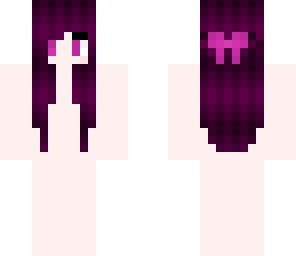 dark magenta hair base - anime shading