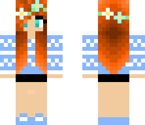 winter red head girl