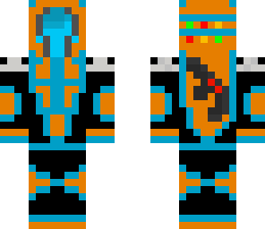 robo soldier blue shaded