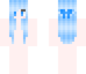 light blue hair base - anime shading