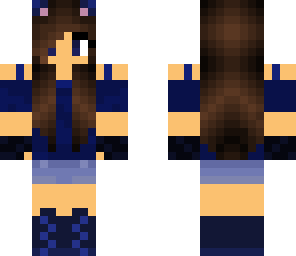 blue wolf girl