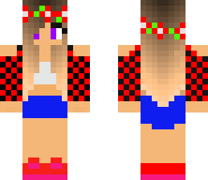 checkered red girl for fluffy foo foo