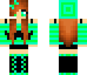 my version of chlojo2002 pink mustache girl skin 3
