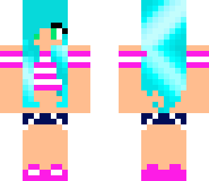 blue girl