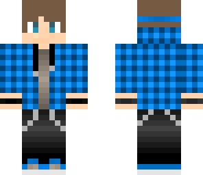 blue hoodie boy